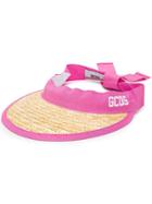 Gcds Contrasting Trim Sun Vizor - Pink