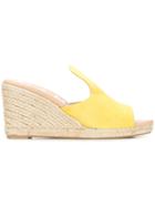 Manebi Wedge Mules - Yellow