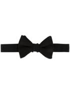 Ralph Lauren Collection Satin Bow Tie - Black