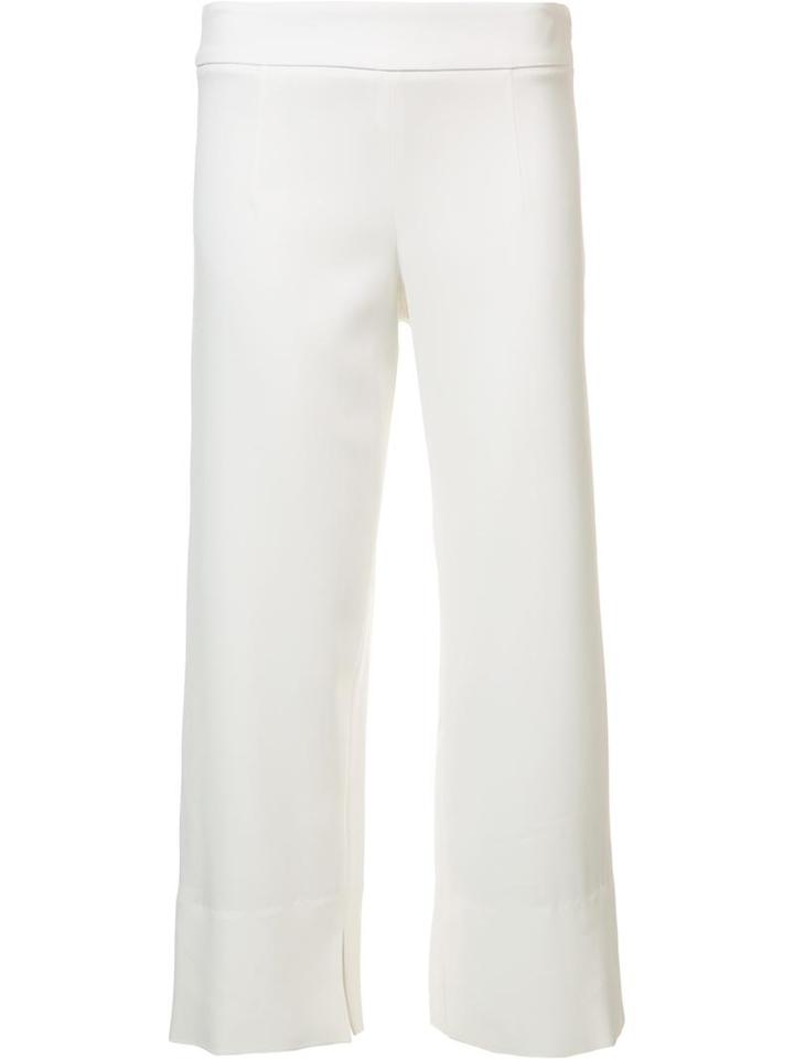 Cushnie Et Ochs Straight Cropped Trousers, Women's, Size: 4, Viscose/spandex/elastane