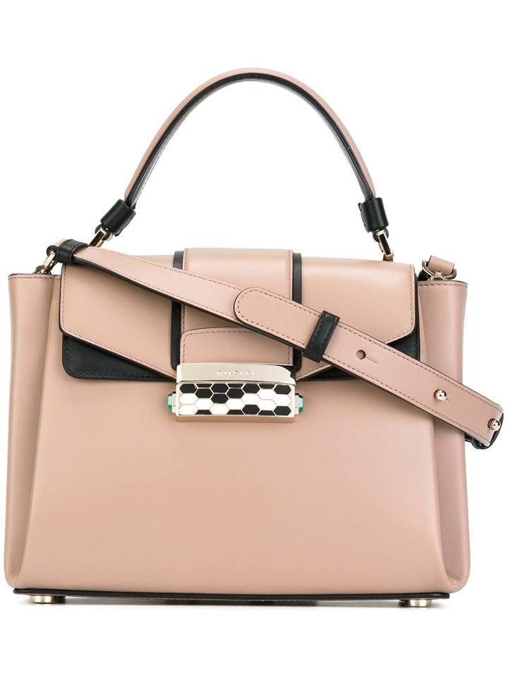 Bulgari Removable Strap Small Tote