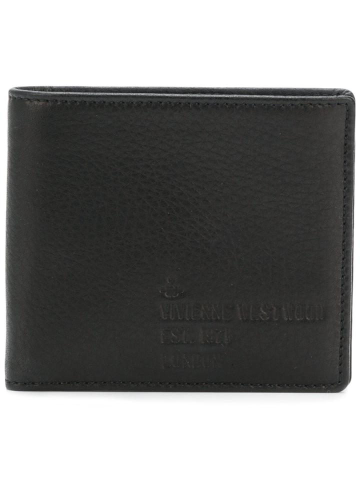 Vivienne Westwood Embossed Logo Wallet - Black
