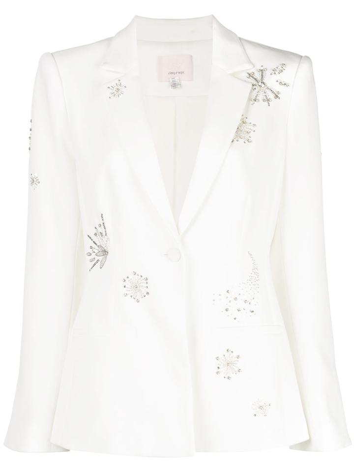 Cinq A Sept Rumi Shooting Star Blazer - White