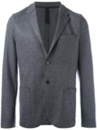 Harris Wharf London Fitted Blazer, Men's, Size: 52, Grey, Virgin Wool
