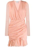 Giambattista Valli Draped Mini Dress - Pink