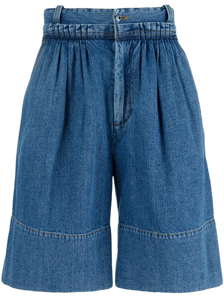 J.w.anderson Baggy Denim Shorts, Men's, Size: 46, Blue, Cotton