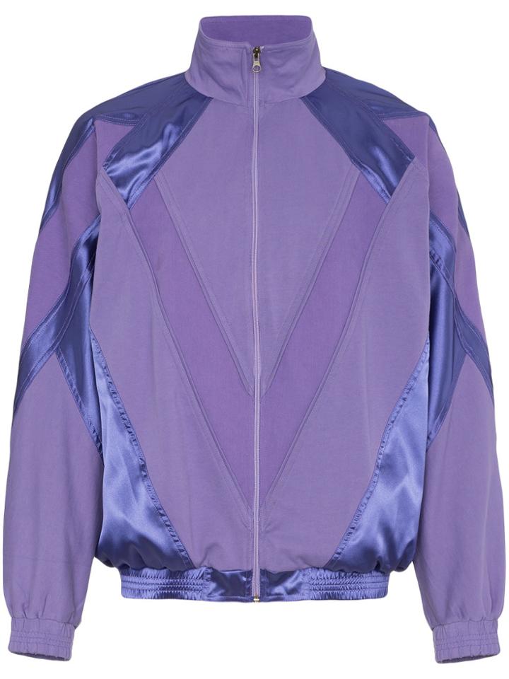 Willy Chavarria Purple Hustler Jacket - Pink & Purple
