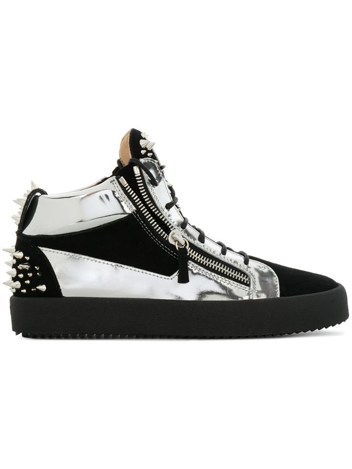 Giuseppe Zanotti Design Kriss Studded Sneakers - Black