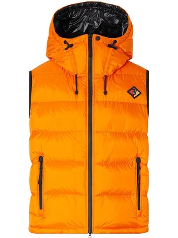 Burberry Tb Puffer Gilet - Orange