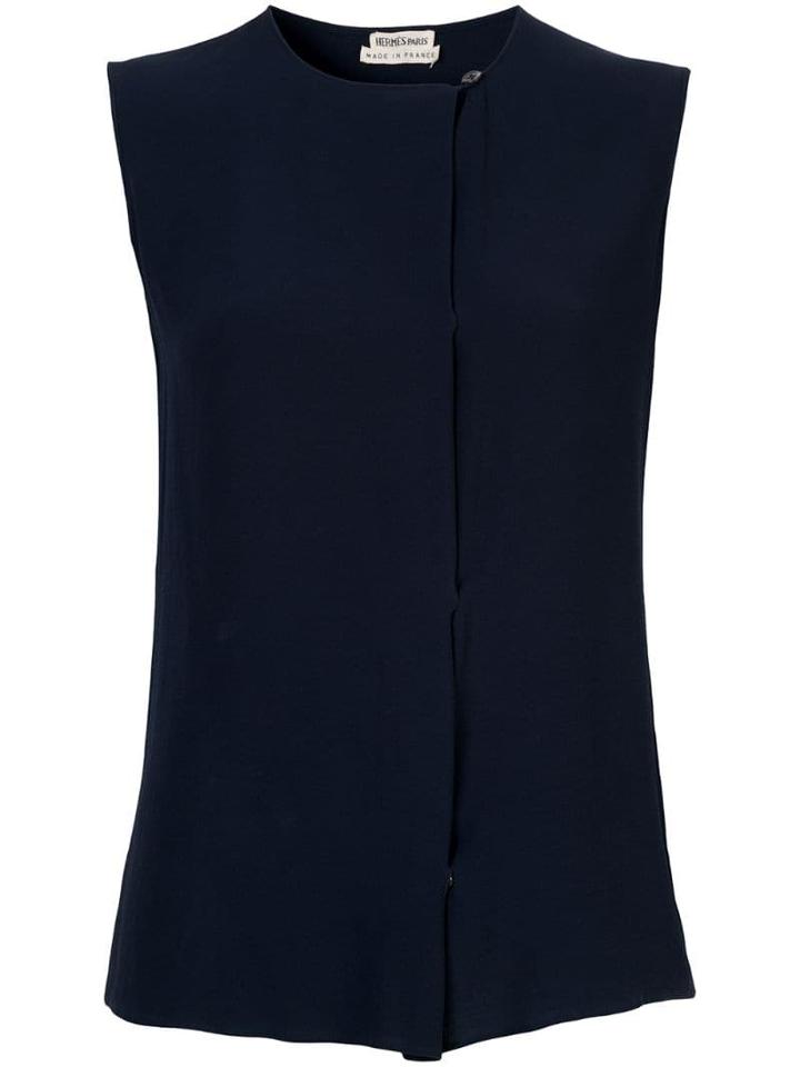 Hermès Pre-owned Sleeveless Top - Blue