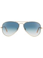Ray-ban Aviator Frame Sunglasses, Women's, Grey, Acrylic