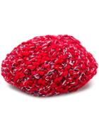 Etro Wide Knitted Hat - Red
