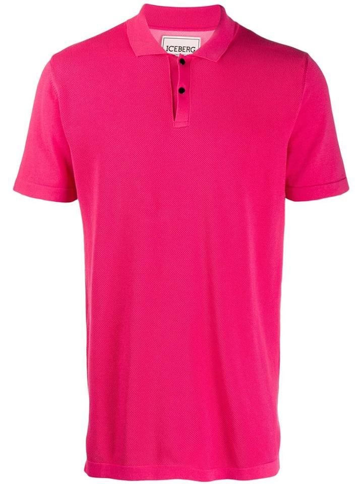Iceberg Logo Polo Shirt - Pink