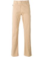 Armani Jeans Plain Chinos, Men's, Size: 34, Nude/neutrals, Cotton/spandex/elastane