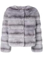 Liska - Fur Coat - Women - Rabbit Fur - M, Grey, Rabbit Fur