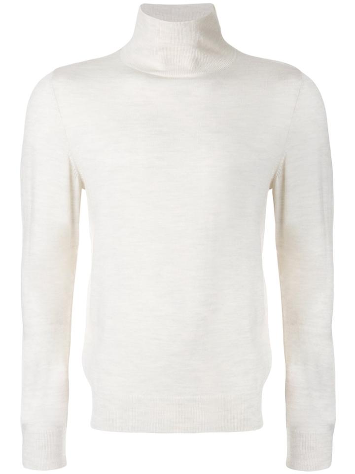 A.p.c. High Neck Jumper - White