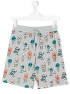 Stella Mccartney Kids Josh Ice Cream Print Shorts - Grey