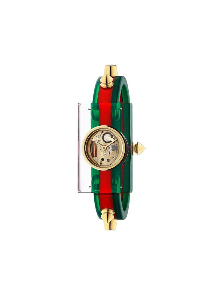 Gucci Vintage Web 24x40mm Watch - Green