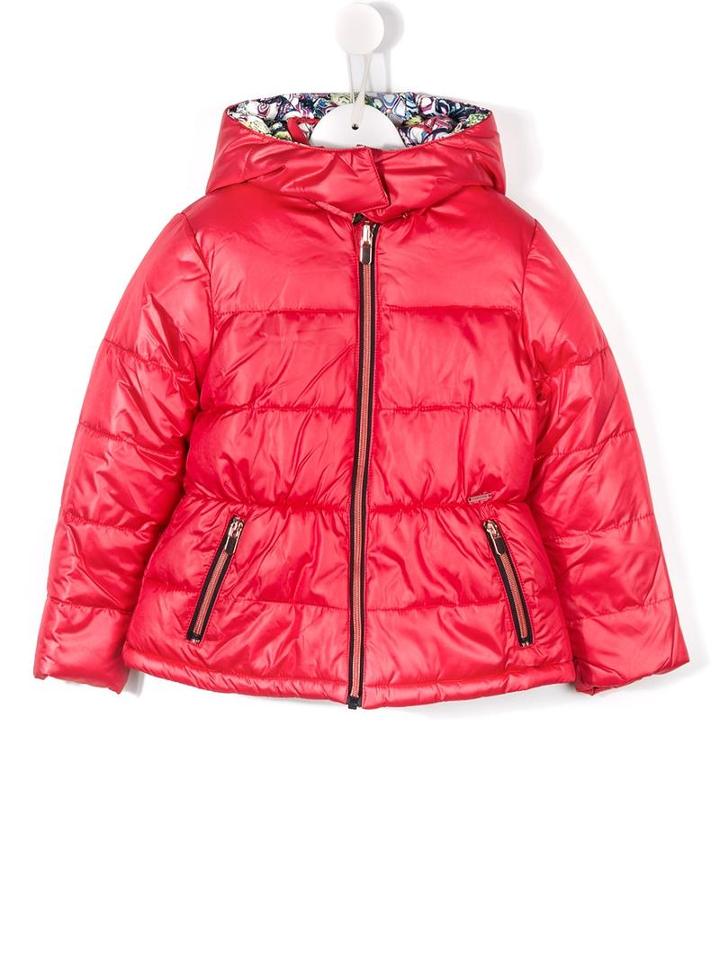 Junior Gaultier Reversible Padded Jacket, Girl's, Size: 8 Yrs, Red