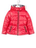 Junior Gaultier Reversible Padded Jacket, Girl's, Size: 8 Yrs, Red