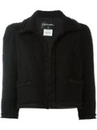 Chanel Vintage Cropped Jacket, Women's, Size: 38, Black