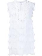 Derek Lam 10 Crosby Fringe Panel Shift Dress