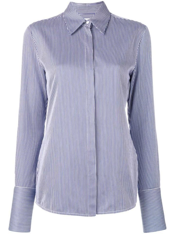 Victoria Victoria Beckham Bow Back Shirt - Blue