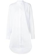 Givenchy Pleated Detail Shirt Dress - White
