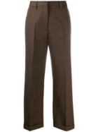 Loewe Straight Tailored Trousers - Brown
