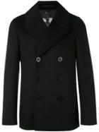 Alexander Mcqueen - Short Double-breasted Coat - Men - Cotton/polyester/viscose/virgin Wool - 48, Black, Cotton/polyester/viscose/virgin Wool