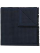 Tom Ford Houndstooth Scarf - Blue