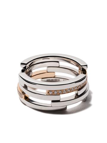 Maison Dauphin 18kt Gold And Diamond C10v Volume Ring - Unavailable