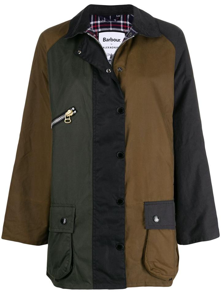 Barbour X Alexa Chung Patch Waxed Jacket - Grey