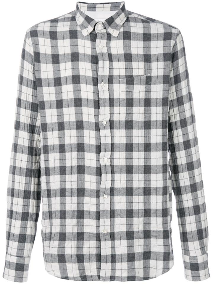 Officine Generale Checked Shirt - Grey
