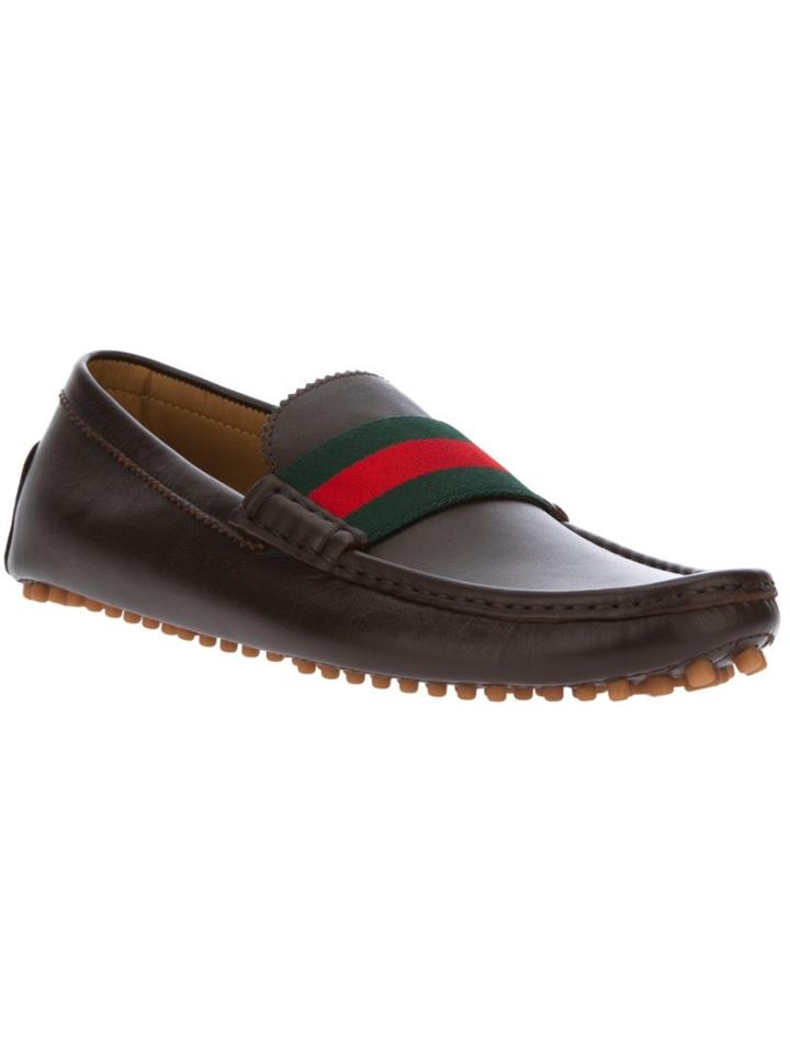 Gucci Contrast Studded Loafer
