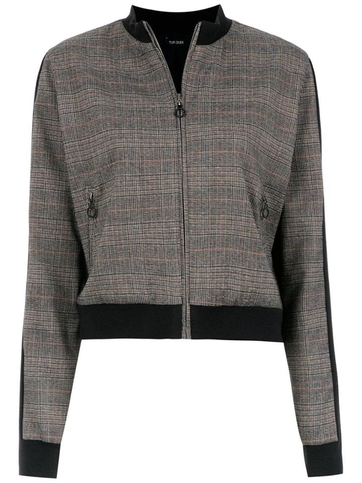 Tufi Duek Check Bomber Jacket - Multicolour