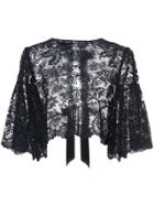 Oscar De La Renta Bell Sleeved Blouse - Black