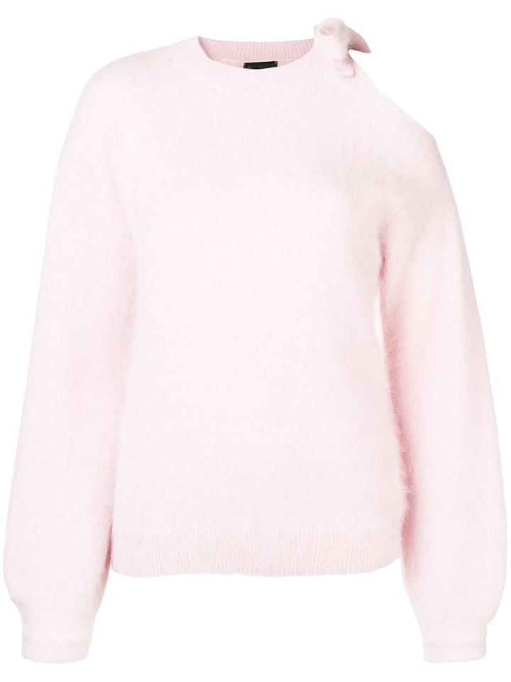 Emporio Armani Bow Knit Jumper - Pink & Purple