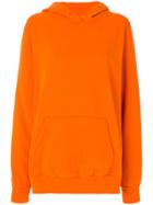Mm6 Maison Margiela Oversized Long Sleeve Hoodie - Yellow & Orange