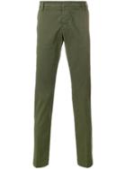Entre Amis Tailored Fitted Trousers - Green