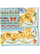 Versace Pre-owned Silk Scarf - Blue