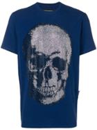 Philipp Plein Crystal Skull T-shirt - Blue