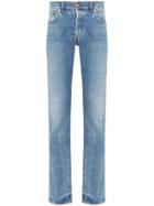 Heron Preston Slim-fit Logo Pocket Jeans - Blue