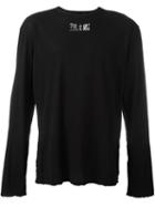 Rta 'warning' Print T-shirt, Men's, Size: Large, Black, Cotton