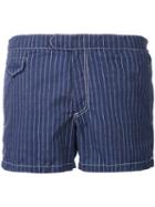 Mc2 Saint Barth - Harry Swim Shorts - Men - Nylon/polyester/spandex/elastane - L, Blue, Nylon/polyester/spandex/elastane