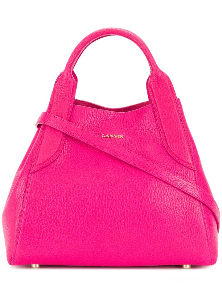 Lanvin Mini Cabas Bag - Pink & Purple