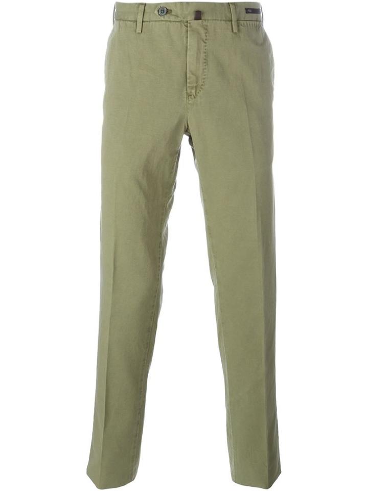 Pt01 Tailored Trousers, Men's, Size: 48, Green, Cotton
