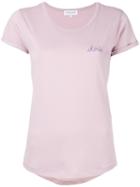 Maison Labiche - Cherie T-shirt - Women - Cotton - L, Pink/purple, Cotton