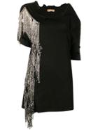 Loulou Embellished Fringe T-shirt - Black