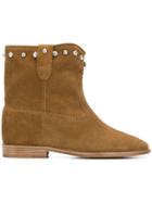 Isabel Marant Studed Ankle Boots - Brown